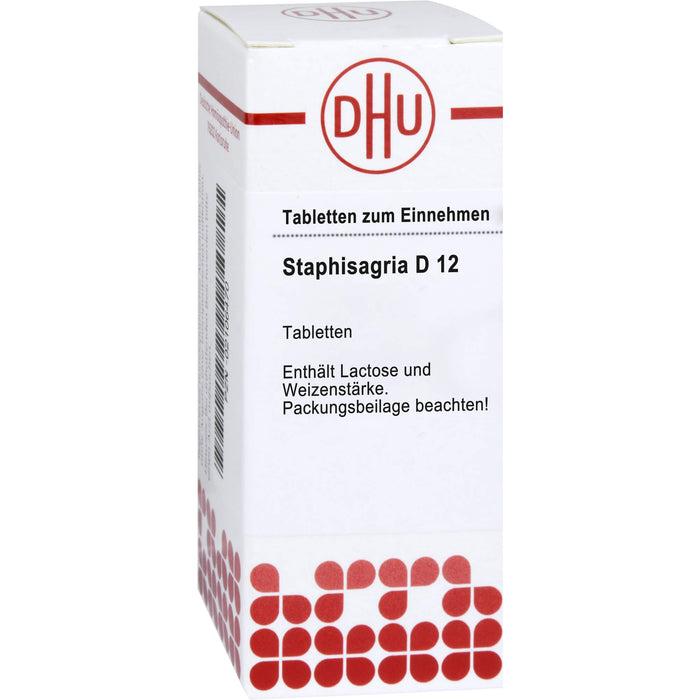 DHU Staphisagria D12 Tabletten, 80 St. Tabletten