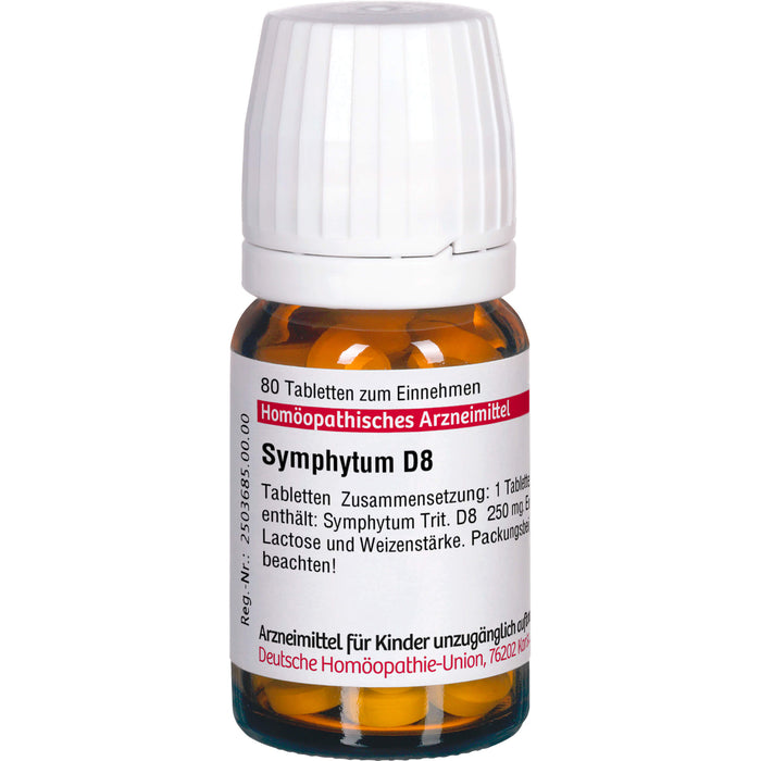 DHU Symphytum D8 Tabletten, 80 St. Tabletten