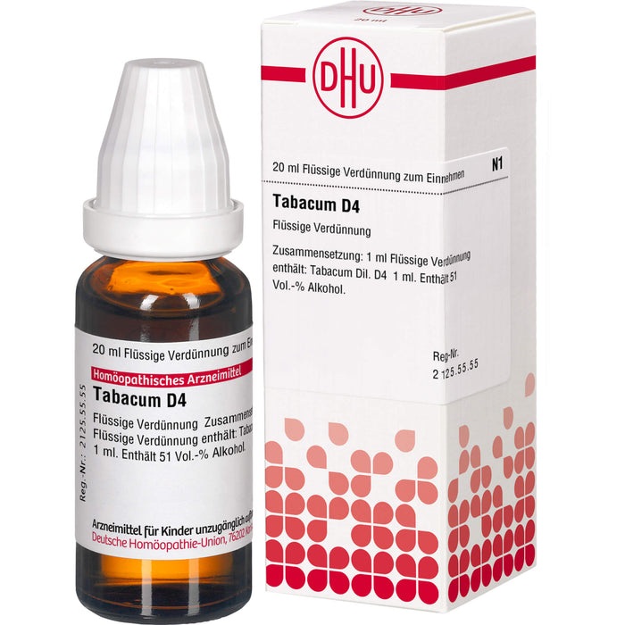 DHU Tabacum D4 Dilution, 20 ml Lösung