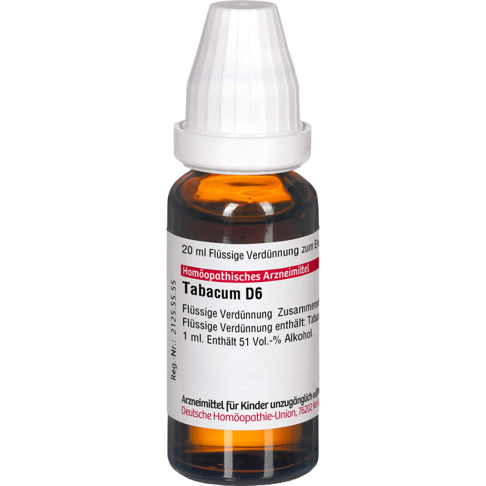 DHU Tabacum D6 Dilution, 20 ml Lösung