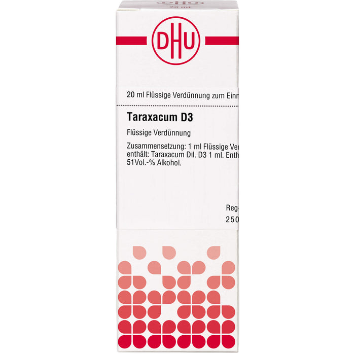 DHU Taraxacum D3 Dilution, 20 ml Lösung