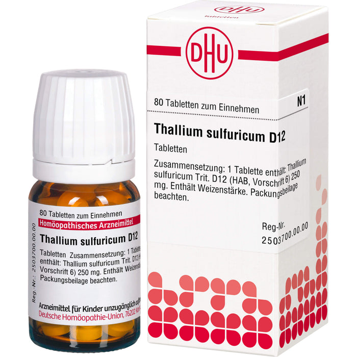 DHU Thallium sulfuricum D12 Tabletten, 80 pcs. Tablets