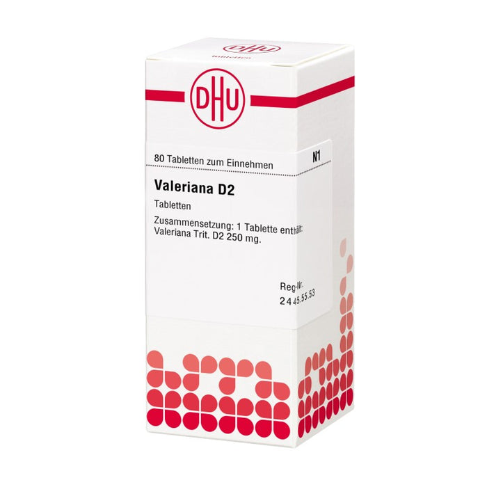 DHU Valeriana D2 Tabletten, 80 St. Tabletten