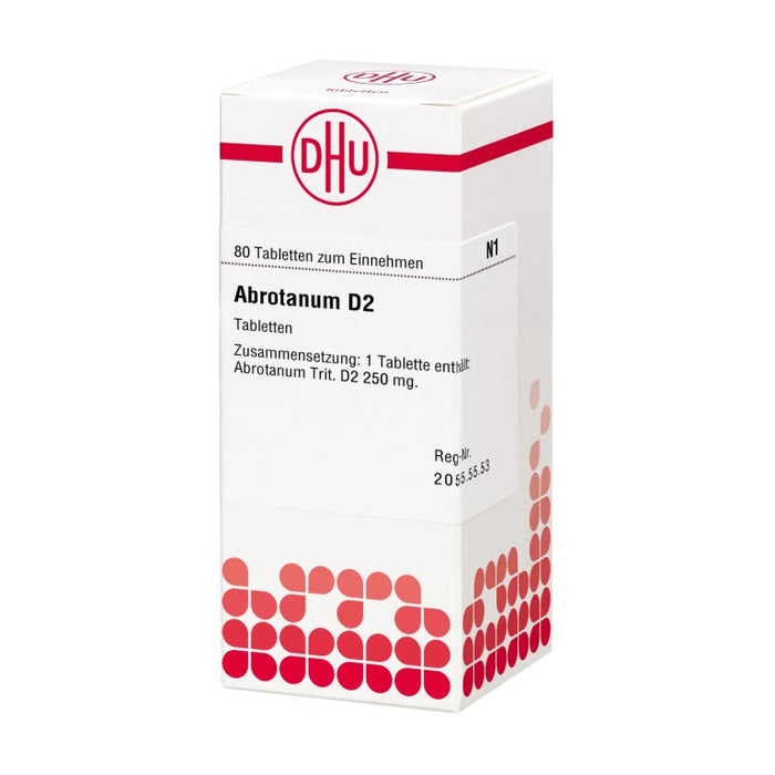 DHU Abrotanum D2 Tabletten, 80 St. Tabletten