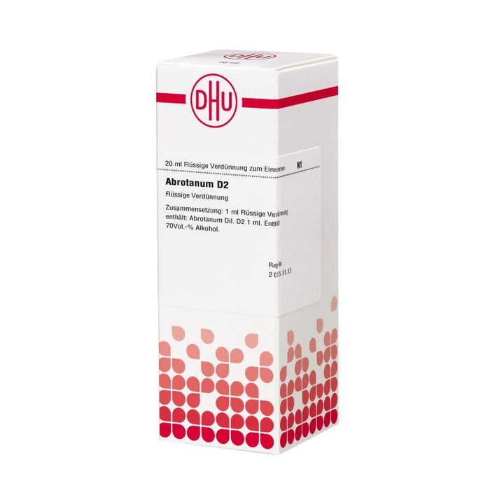 DHU Abrotanum D2 Dilution, 20 ml Lösung