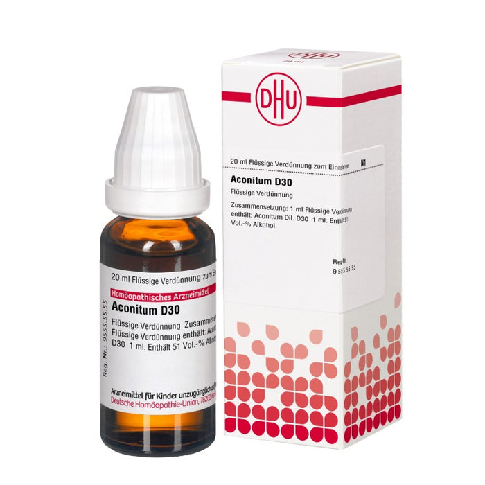 DHU Aconitum D30 Dilution, 20 ml Lösung