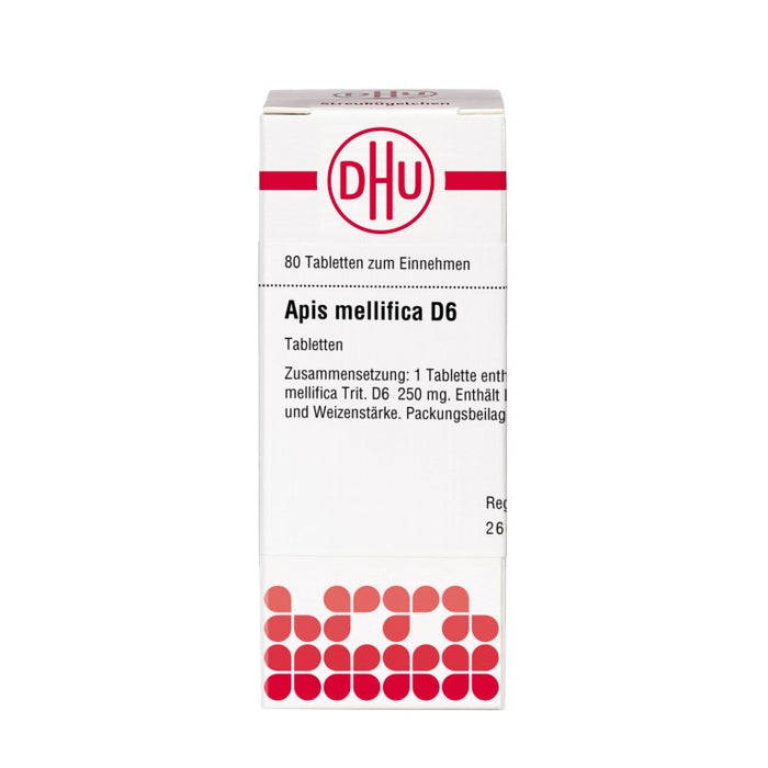 DHU Apis mellifica D6 Tabletten, 80 St. Tabletten