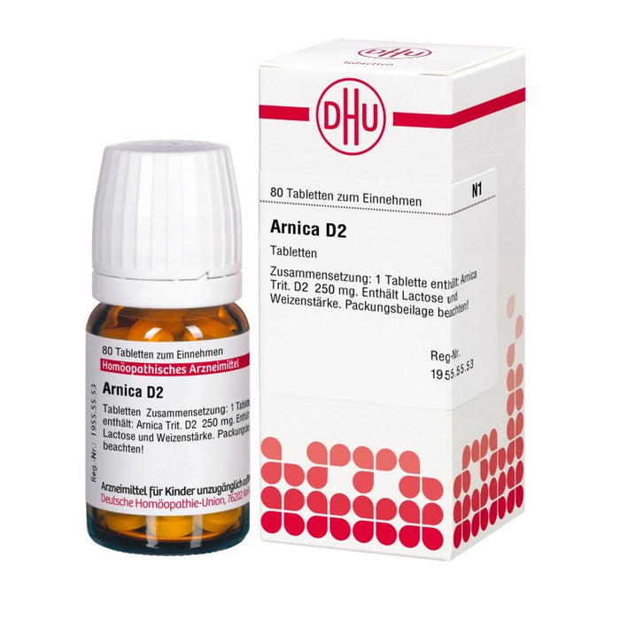 DHU Arnica D2 Tabletten, 80 St. Tabletten