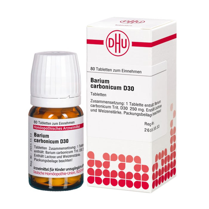 Barium carbonicum D30 DHU Tabletten, 80 St. Tabletten