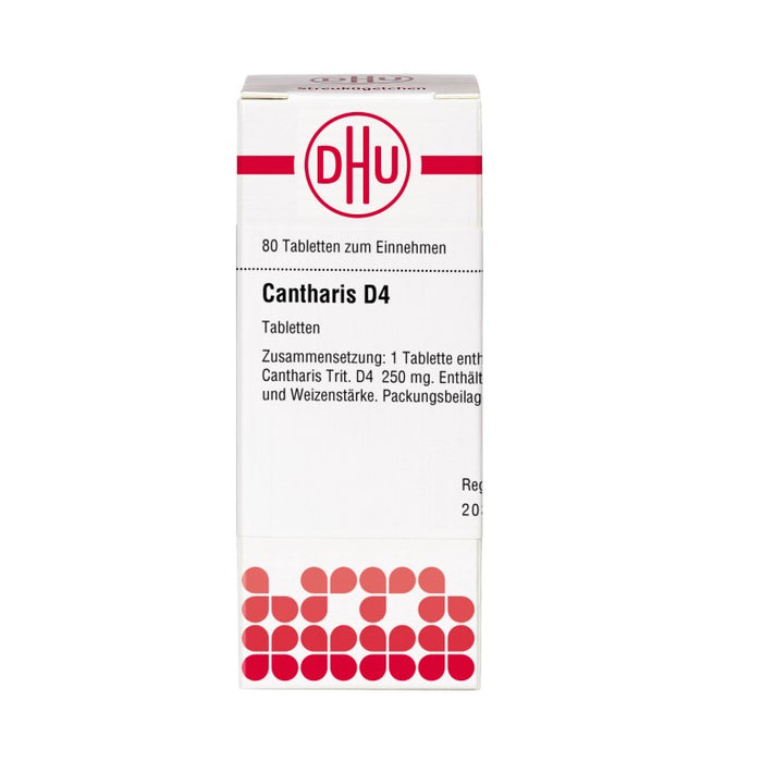 DHU Cantharis D4 Tabletten, 80 St. Tabletten