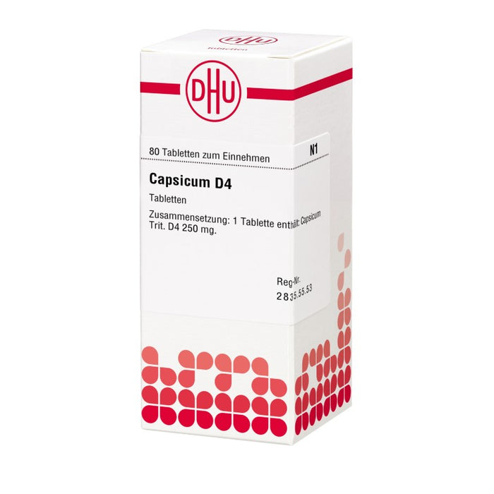 DHU Capsicum D4 Tabletten, 80 St. Tabletten