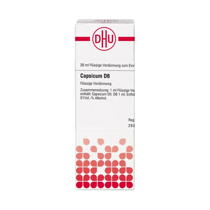 DHU Capsicum D6 Dilution, 20 ml Lösung