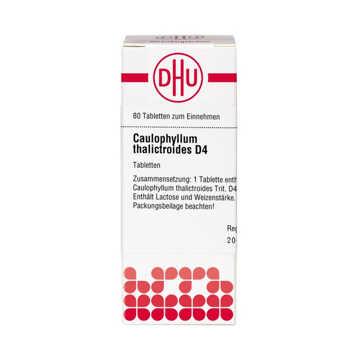 DHU Caulophyllum thalictroides D 4 Tabletten, 80 St. Tabletten