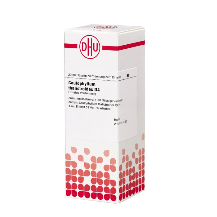 DHU Caulophyllum thalictroides D4 Dilution, 20 ml Lösung