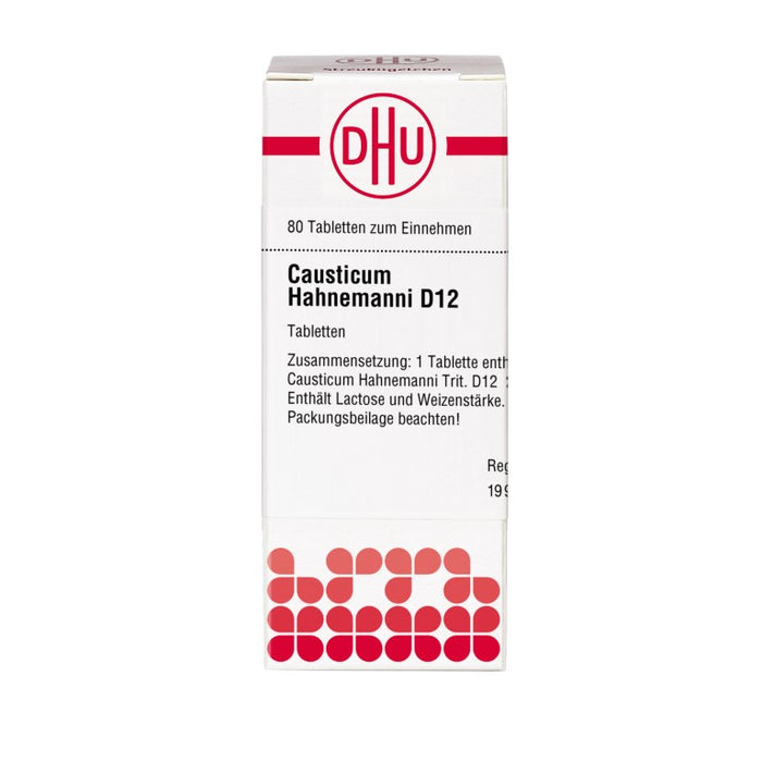 DHU Causticum Hahnemanni D12 Tabletten, 80 pc Tablettes