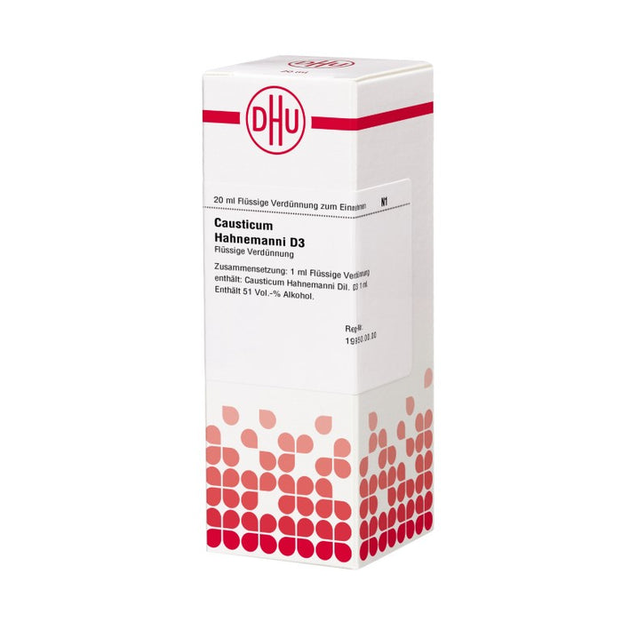 DHU Causticum Hahnemanni D3 Dilution, 20 ml Lösung