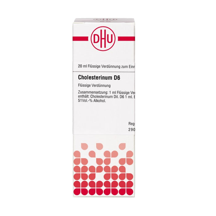 Cholesterinum D6 DHU Dilution, 20 ml Lösung