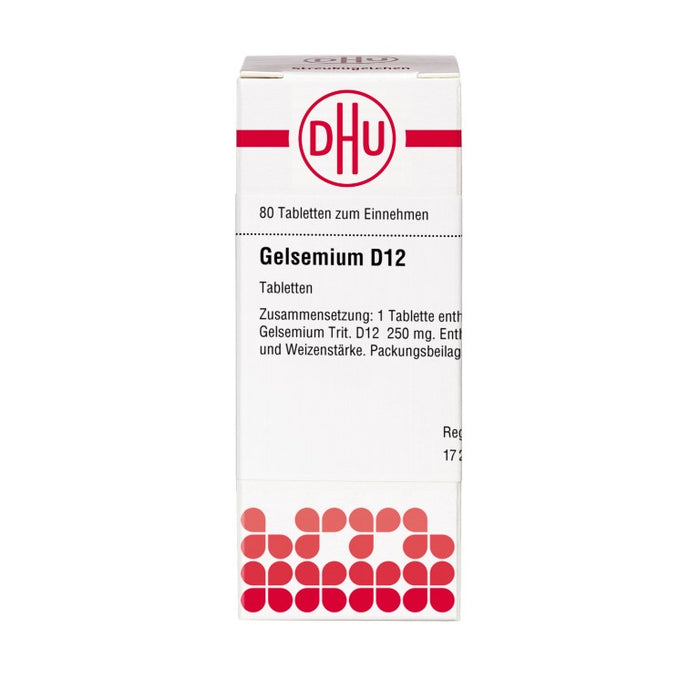 DHU Gelsemium D12 Tabletten, 80 pcs. Tablets