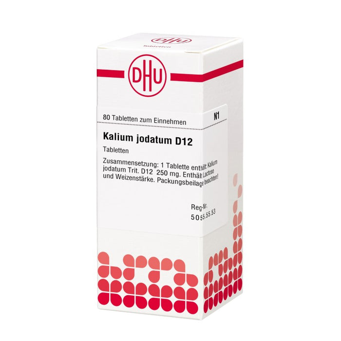 DHU Kalium jodatum D 12 Tabletten, 80 pcs. Tablets