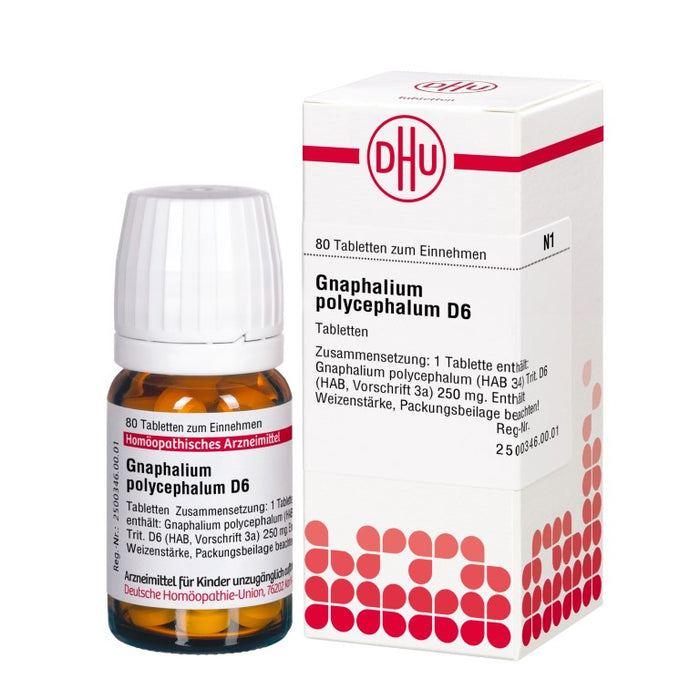 DHU Gnaphalium polycephalum D6 Tabletten, 80 St. Tabletten