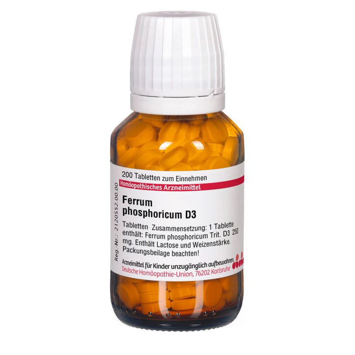 DHU Ferrum phosphoricum D3 Tabletten, 200 St. Tabletten