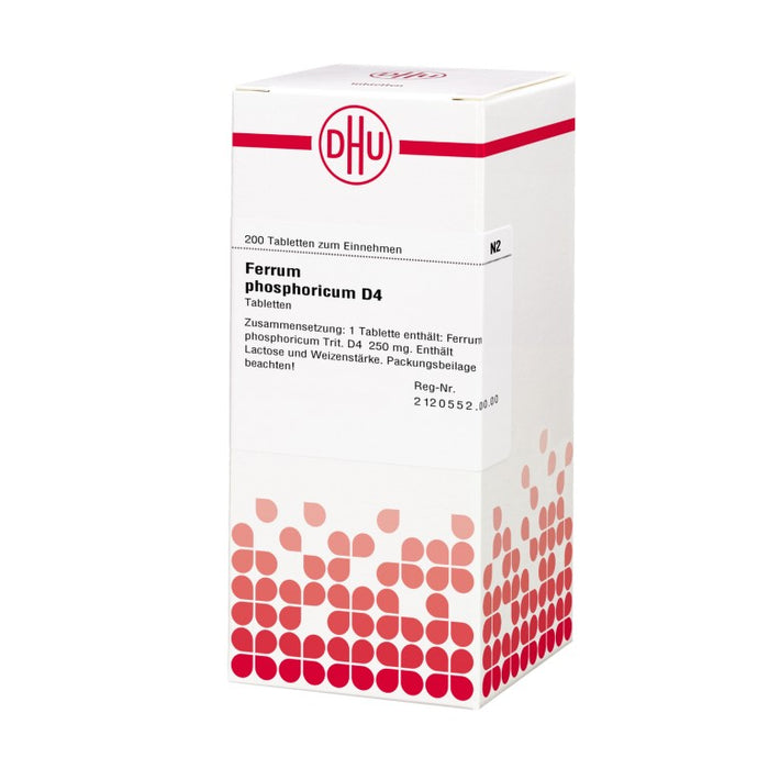 DHU Ferrum phosphoricum D4 Tabletten, 200 St. Tabletten