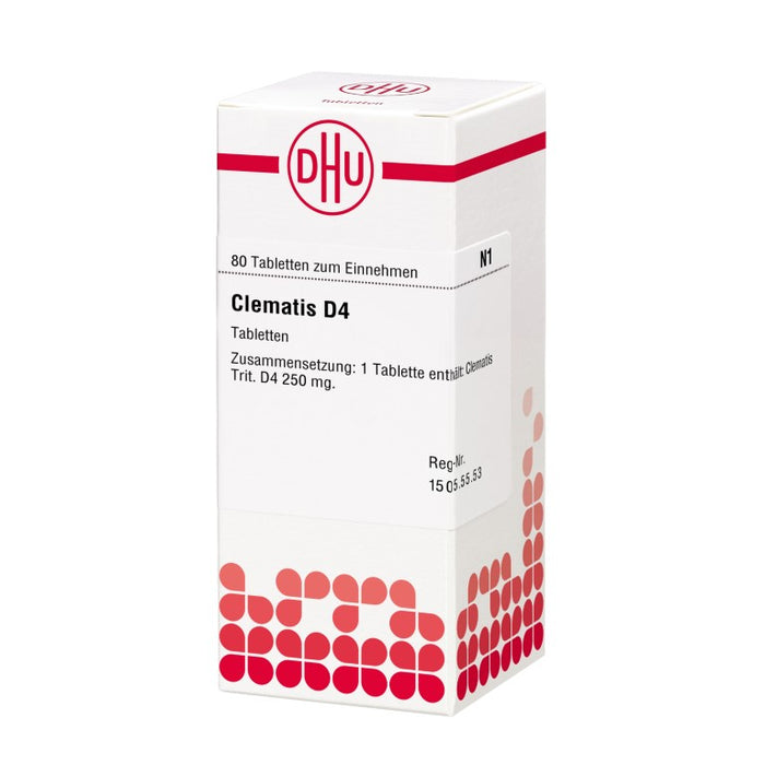 DHU Clematis D4 Tabletten, 80 St. Tabletten