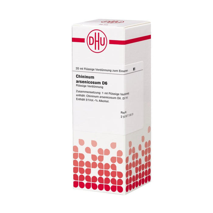 DHU Chininum arsenicosum D6 Dilution, 20 ml Lösung