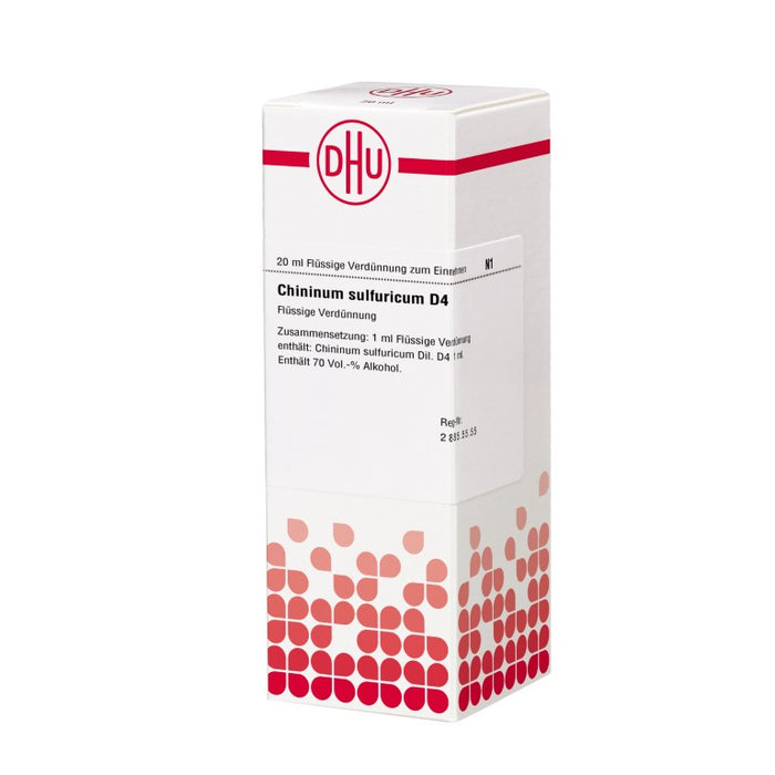 DHU Chininum sulfuricum D4 Dilution, 20 ml Lösung