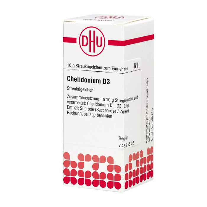 DHU Chelidonium D3 Streukügelchen, 10 g Globules