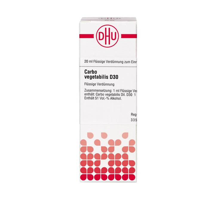 DHU Carbo vegetabilis D30 Dilution, 20 ml Lösung