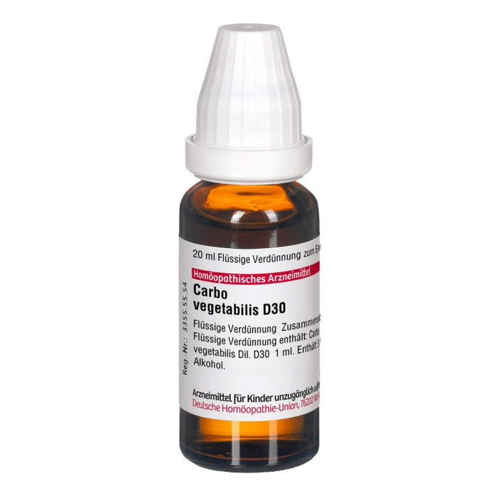 DHU Carbo vegetabilis D30 Dilution, 20 ml Lösung