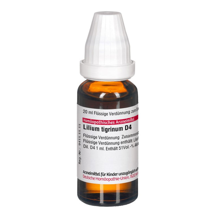 DHU Lilium tigrinum D4 Dilution, 20 ml Lösung