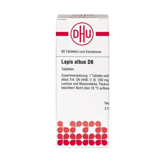 DHU Lapis albus D 6 Tabletten, 80 pc Tablettes