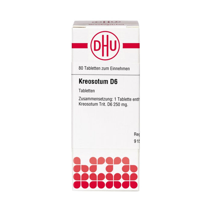 DHU Kreosotum D6 Tabletten, 80 pc Tablettes