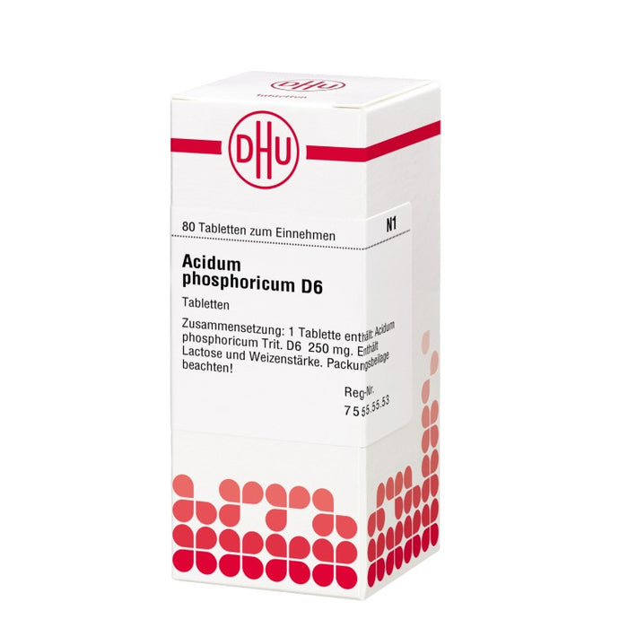 DHU Acidum phosphoricum D6 Tabletten, 80 St. Tabletten