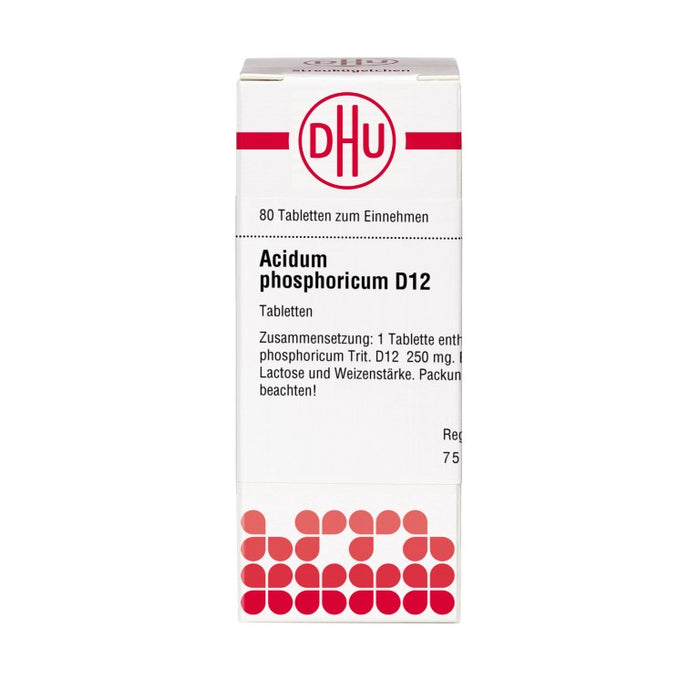 DHU Acidum phosphoricum D12 Tabletten, 80 pc Tablettes