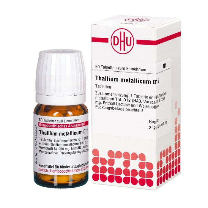 DHU Thallium metallicum D12 Tabletten, 80 pcs. Tablets