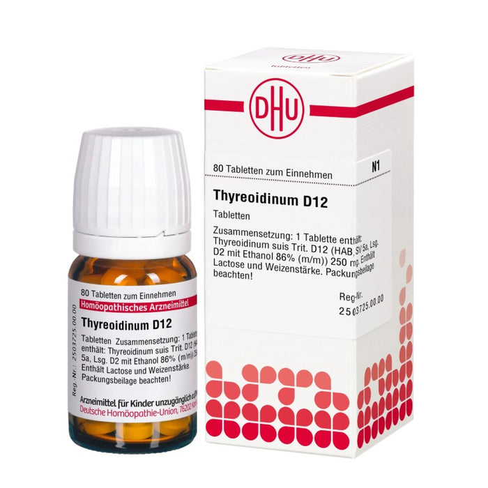 DHU Thyreoidinum D12 Tabletten, 80 pc Tablettes