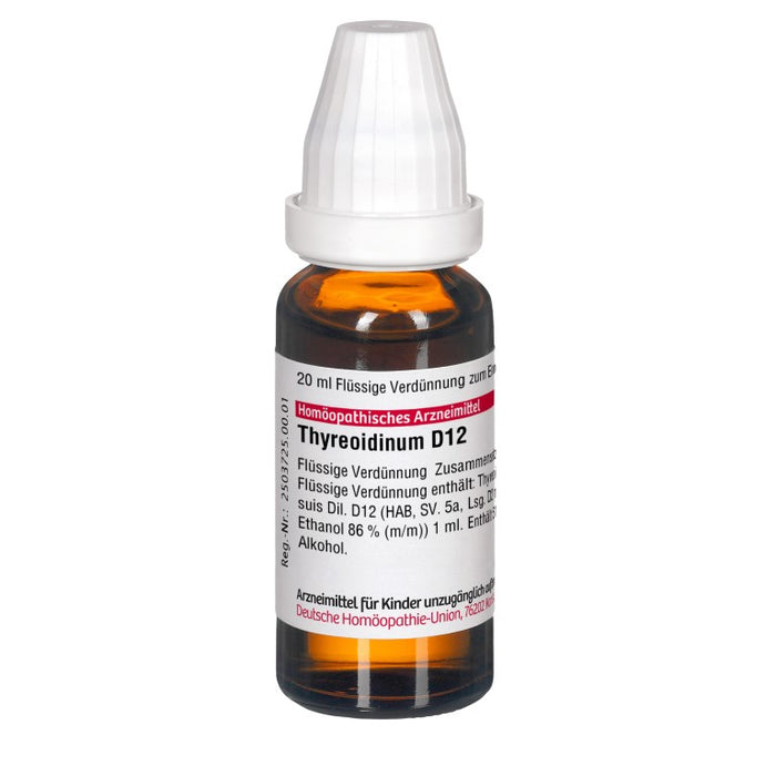 DHU Thyreoidinum D12 Dilution, 20 ml Lösung