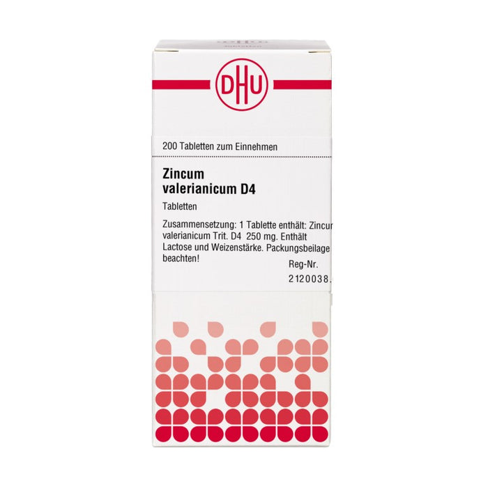 DHU Zincum valerianicum D4 Tabletten, 200 St. Tabletten