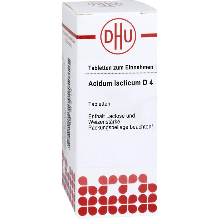 DHU Acidum lacticum D4 Tabletten, 80 St. Tabletten