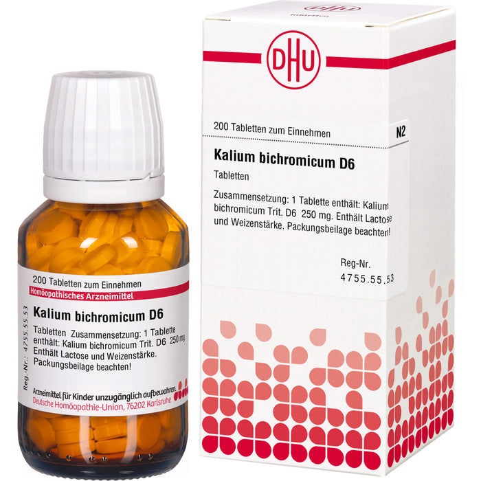 DHU Kalium bichromicum D6 Tabletten, 200 St. Tabletten