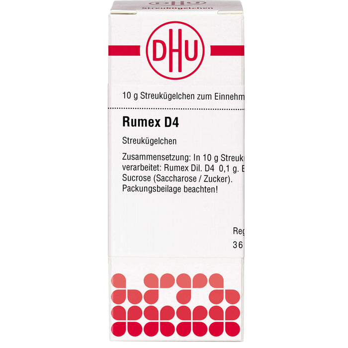 DHU Rumex D4 Streukügelchen, 10 g Globules