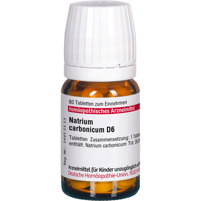 DHU Natrium carbonicum D6 Tabletten, 80 pc Tablettes