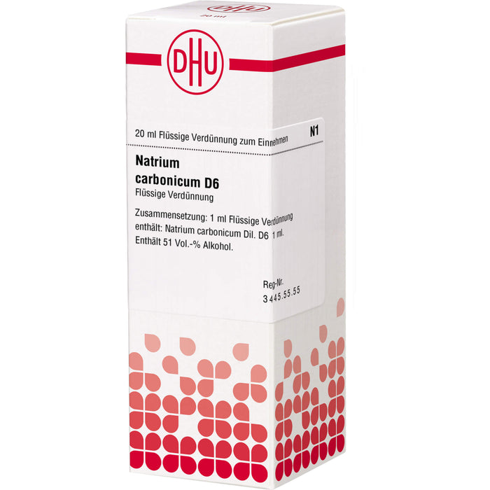 DHU Natrium carbonicum D6 Dilution, 20 ml Lösung