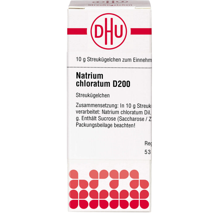 DHU Natrium chloratum D 200 Streukügelchen, 10 g Globules