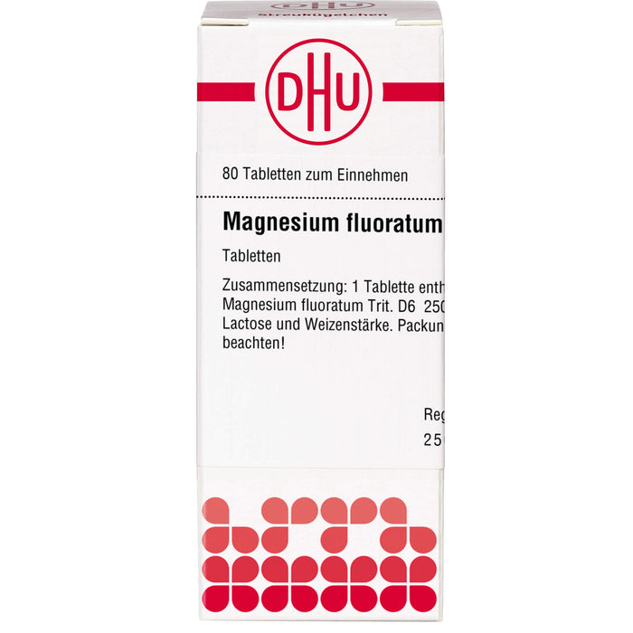 DHU Magnesium fluoratum D 6 Tabletten, 80 pc Tablettes