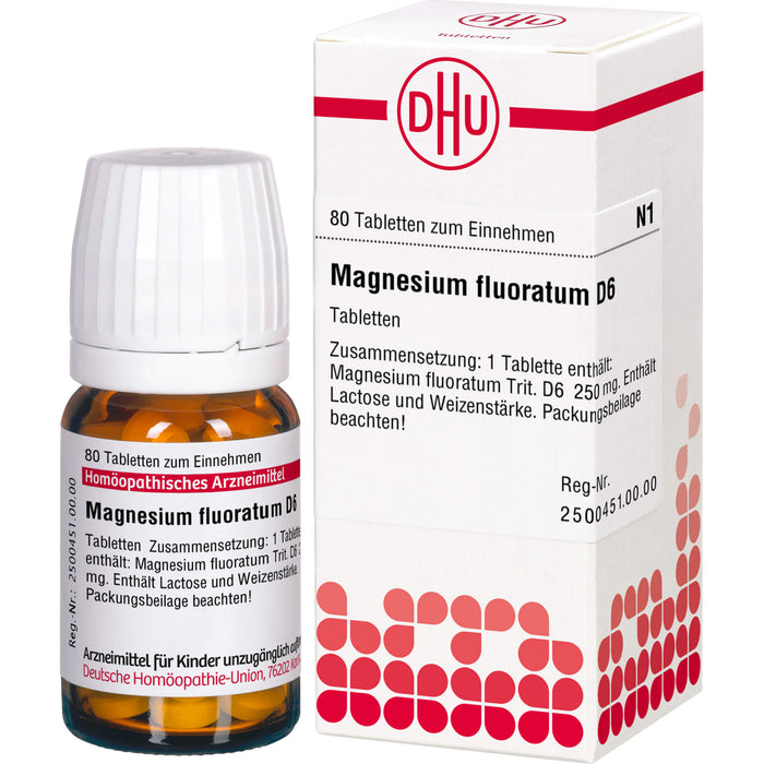 DHU Magnesium fluoratum D 6 Tabletten, 80 pcs. Tablets