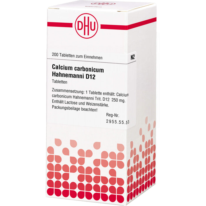 DHU Calcium carbonicum Hahnemanni D12 Tabletten, 200 St. Tabletten